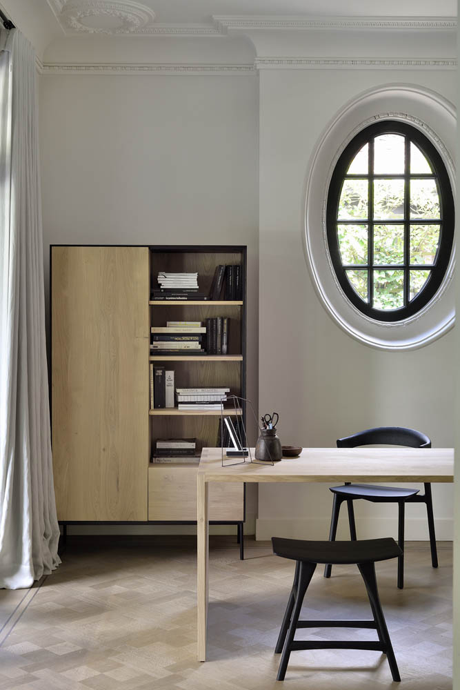 Ethnicraft Armoire de rangement Blackbird et Whitebird